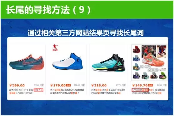 長尾詞尋找方法，淘寶詞